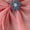 Blush, variant on Kensie Girls' Faux Fur Slippers with Floral Bow, Cozy Indoor House Shoes