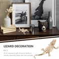 thumbnail image 2 of Lizard Figurine Little Reptile Animal Ornament Desktop Lizard Statue Animal Craft, 2 of 8