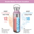 thumbnail image 4 of Neihepal 20oz Leakproof Stainless Steel Insulated Water Bottle with Handle, BPA Free, 1 Pack, Pink, 4 of 6