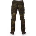thumbnail image 3 of RAW X Men's Slim Skinny Fit Biker Jean, Comfy Flex Stretch Moto Wash Rip Distressed Denim Jeans Pants, 3 of 3