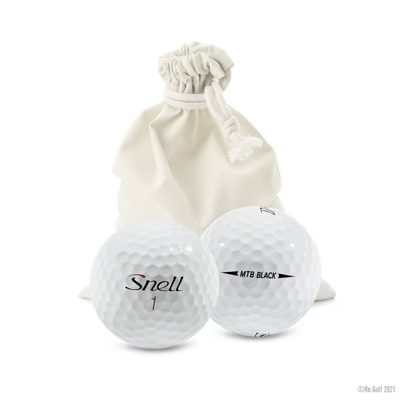 Snell MTB Black - Quantity 12 in Eco-Friendly Bag (Professionally Recycled)