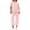 Pink 2, variant on Kaemgyyd Women’s Summer 2 Piece Outfits Casual Half Sleeve Crew Neck Tops Wide Leg Cropped Pants Capris Travel Matching Sets Streetwear