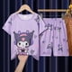thumbnail image 3 of 2024 Lindo pijama de verano de anime para niños Melody Cinnamoroll Kuromi Pochacco Ropa de dormir de seda de leche para niños Conjuntos de pijamas para niñas y niños Regalo, 3 of 4