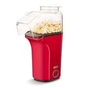 DASH DAPP150V2RD04 Hot Air Popcorn Popper Maker with Measuring Cup to Portion Popping Corn Kernels   Melt Butter, 16, Red