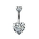 thumbnail image 1 of Fiudx Piercing para El Ombligo, Elegante Joya de Acero Quirúrgico, Diseño No Irritante, Regalo Único para Mujer, Celebración de Ocasiones Especiales, Empaque Exquisito Incluido., 1 of 2