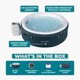 thumbnail image 5 of Bestway SaluSpa Miami 4-6 Person Inflatable Hot Tub, Round Energy-Efficient Spa, 77"x26", 5 of 11