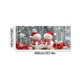 thumbnail image 3 of Christmas Backdrop Photography Backdrop, Snowflake Xmas Photography Backdrop Background, Winter Christmas Family Party Decoration, Shower Banner Photo Booth Prop Party Banner 13x5.9 FT, 3 of 4