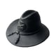 thumbnail image 2 of Sombrero de figura masculina a esc 1/6, gorra de muñeca en miniatura, accesorio de juego de simulación, sombrero de instructor de redonda negro, 2 of 9