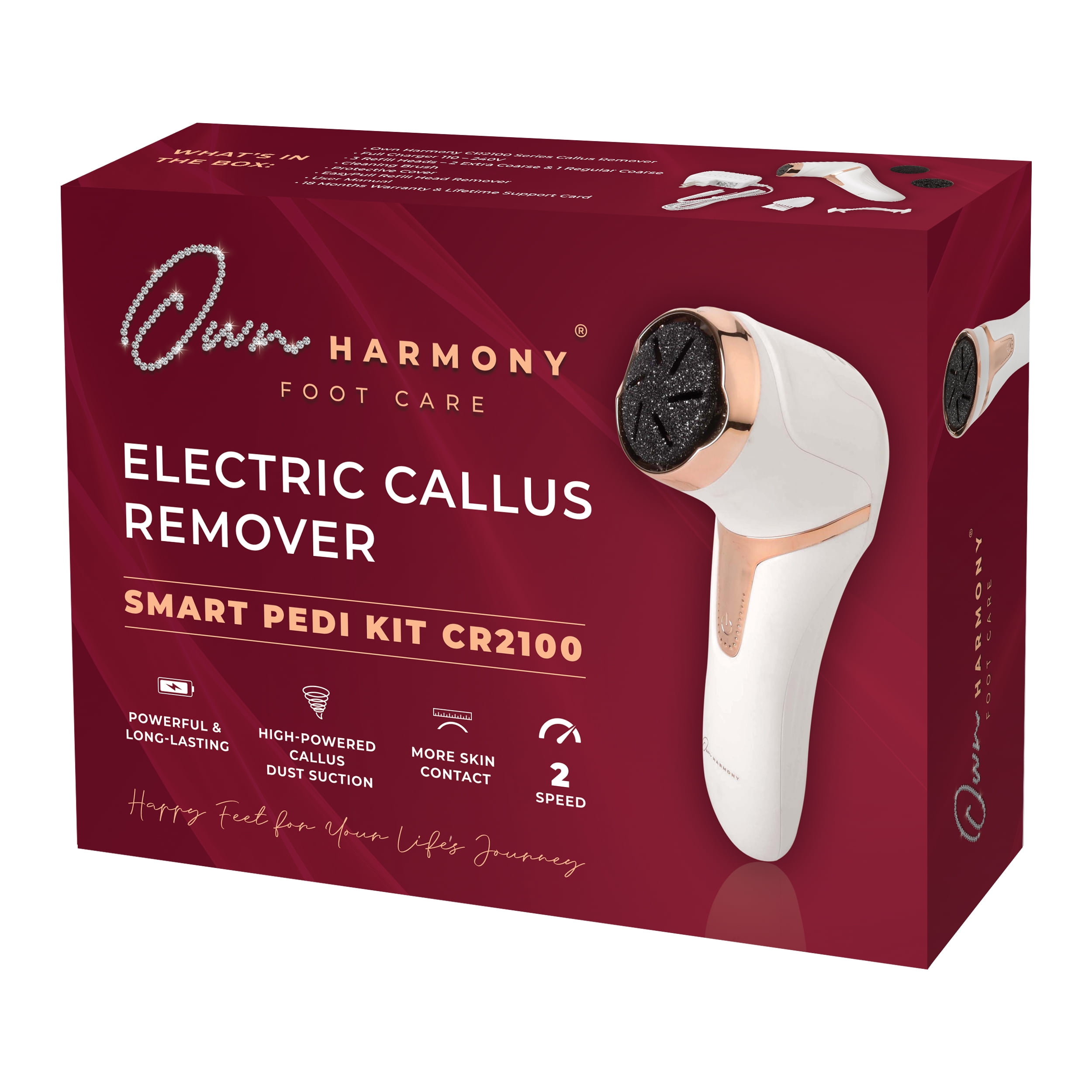 Own Harmony Electric Foot Callus Remover with Vacuum Absorption