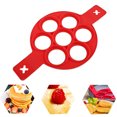 thumbnail image 1 of Silicone Pancake Molds, Non Stick Cake Maker Egg Ring for Kitchen, 1 of 2