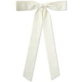 thumbnail image 4 of Ivory Floppy Suede Decorative Christmas Bow, 18", by My Texas House, 4 of 5