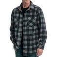 thumbnail image 4 of Legendary Whitetails Men's Standard Navigator Fleece Button Up Shirt, Night Forest Plaid Green, X-Large, 4 of 7