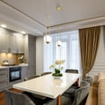thumbnail image 2 of Capri 7" Integrated LED Pendant Lighting Fixture in Antique Brass, 2 of 10
