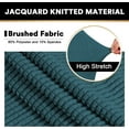 thumbnail image 2 of Stretch Armchair Covers for Chairs Slipcovers for Living Room Couch Covers for Chair Protectors Cover for Dogs/Pets/Kids  Feature Checks Pattern Jacquard Bouncy  Thick and Soft - Sage, 2 of 8