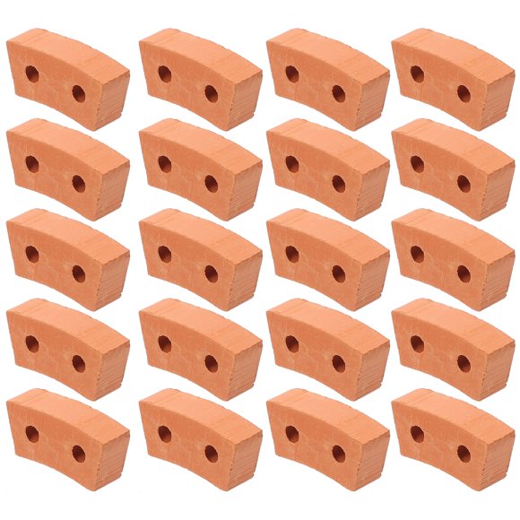 30 piezas de mini ladrillos de arena para mesa de simulación de bloques de construcción de arcilla en miniatura para niños