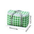 thumbnail image 3 of Insulated Picnic Basket Cooler with Aluminum Foil Lining, Foldable Camping Lunch Bag for Food and Drinks, Portable Thermal Carrier for Outdoor Picnics Beach BBQ and Family Outings, 3 of 6