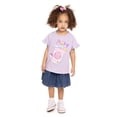 thumbnail image 4 of Hello Kitty and Friends Toddler Girls Ruffle Graphic Tee with Short Sleeves, Sizes 12M-5T, 4 of 7