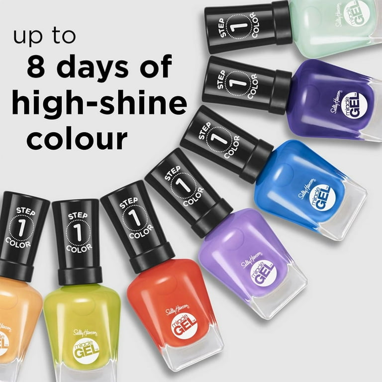 Sally Hansen Miracle Gel Nail Polish, 532 Affairy to Remember, 0.5