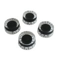 thumbnail image 2 of 4 Unids Set Perillas de Control de Guitarra Eléctrica shamjiam Negro 6 Mm Perillas de control de guitarra eléctrica, 2 of 6