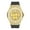 Gold, variant on Stylish Mens Round Quartz Watch, Silicone Strap, Quartz Movement, Trendy Dial, Waterproof, Perfect for Casual Occasions