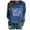 P-Blue, variant on Kcodviy O-Neck Women Shirt Printing Alt Oversized Sweatshirt Blouse Casual Sleeve Long athletic Sports Jackets Tops Pullover Women's Blouse