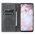 thumbnail image 5 of SaniMore for Google Pixel 7 Case, PU Leather Embosed Mandala Flower Wallet Protective Phone Cover Card Slots Pocket Purse Women Men Kickstand Vintage Shockproof Anti-fall Shell, Grey, 5 of 9