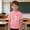 Pink, variant on FAHXNVB Back To School T-Shirts for Girls Crewneck Soft Cotton Breathable Tees Tops Retro Graphic Print Casual Fashion Shirts 3-10 Years