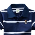 thumbnail image 4 of Ulanda Toddler Baby Boys Short Sleeve Polo Shirts Cute Cartoon Animal Embroidery Uniform Shirt Button Closure Collared Tops (Multicolor5, 7-8 Years), 4 of 4