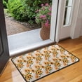 thumbnail image 2 of Beige Sunflower Pattern Door Rugs,Washable Non Slip Door Mats Indoor,Decorative Door Mats,Entry Mat Indoor for Entrance,Bedroom,Kitchen,Bathroom,30"x17", 2 of 6