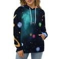 thumbnail image 4 of Space Planets Adventure 3d Sweatshirts Hoodie Fashion Casual Personality Men's Women Street Hoodie Pullovers Long Sleeve Comfortable Top, 4 of 6