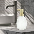 thumbnail image 6 of Unique Bargains 1 Pc Durable Pineapple-shaped Soap Dispenser 11.84oz Clear Gold Tone, 6 of 6