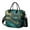 Teal Gold Marble-3, variant on OBREWU Teal Gold Marble Women's Insulated Leakproof Large Lunch Bag, Oxford Cloth