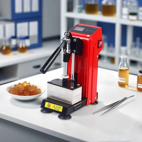 900W 110V 0.5T Manual Heat Press Machine Used for Home Extraction of Vegetable Oils, Bonding, Etc.