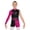 Hot Pink, variant on vastwit Gymnastics Leotard for Girls Sequin Metallic Tumbling Unitard Color Block Dance Biketard Shorts Jumpsuit Hot Pink 10