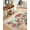 White, variant on Mushroom Bath Rug 2x3ft Woven Bathroom Entryway Runner Rug,Sage Green Butterfly Moon Eucalyptus Leaf Washable Living Room Hallway Bedroom Kitchen Carpet with Tassels,Indoor Outdoor Throw Doormat