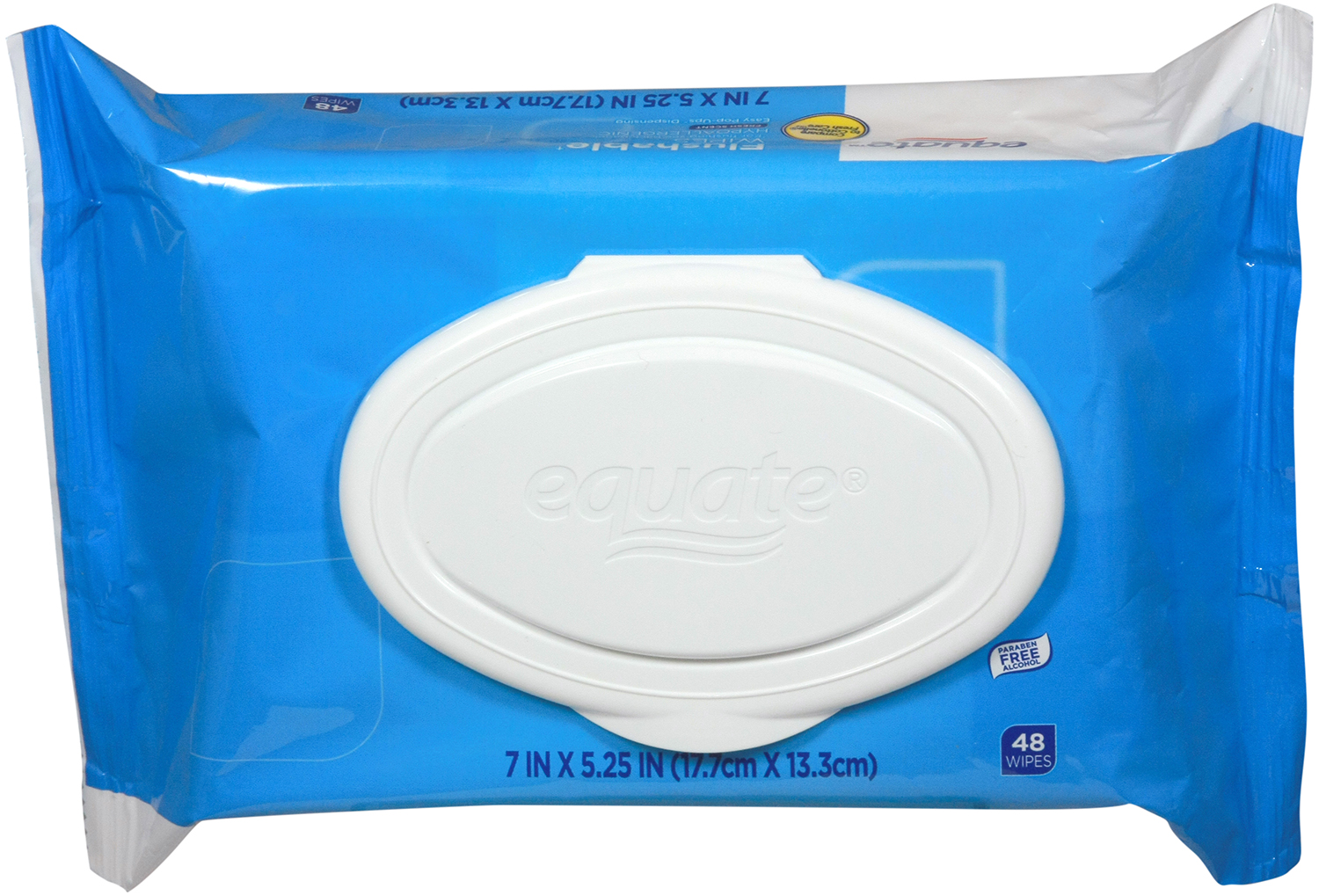 Equate Flushable Fresh Scent Wipes, 48 Count
