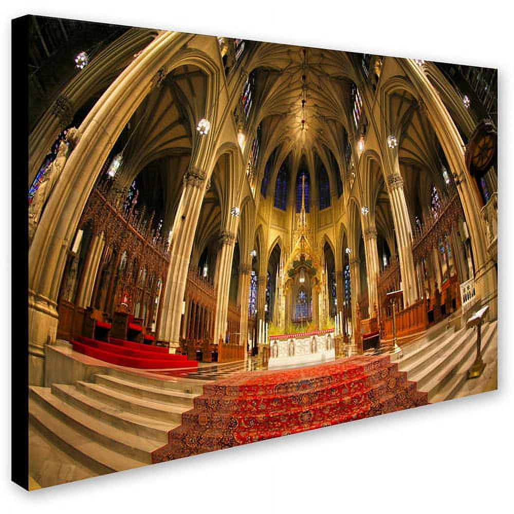 Trademark Fine Art "St. Patrick's" Canvas Art by CATeyes