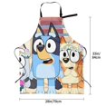 thumbnail image 5 of Lsque Bluey Waterproof Apron Chef Aprons for Men Heavy Duty Chemical Work Apron Extra Long Grilling Aprons with Adjustable Bib Apron, 5 of 9