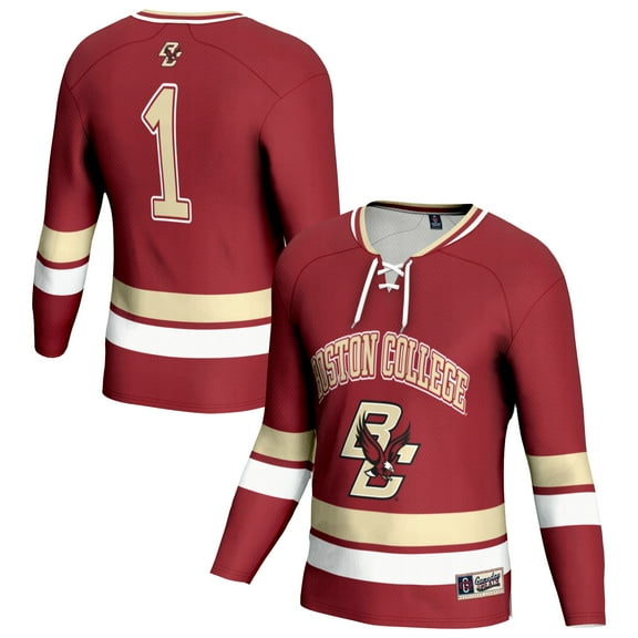 Unisex GameDay Greats  Maroon Boston College Eagles Lightweight Women's Hockey Team Fashion Jersey