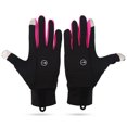 thumbnail image 2 of Guantes deportivos con dedos completos aptos para pantallas táctiles para ciclismo, carreras y más, talla S/M Guantes de bicicleta de montaña color rojo rosa, 2 of 8