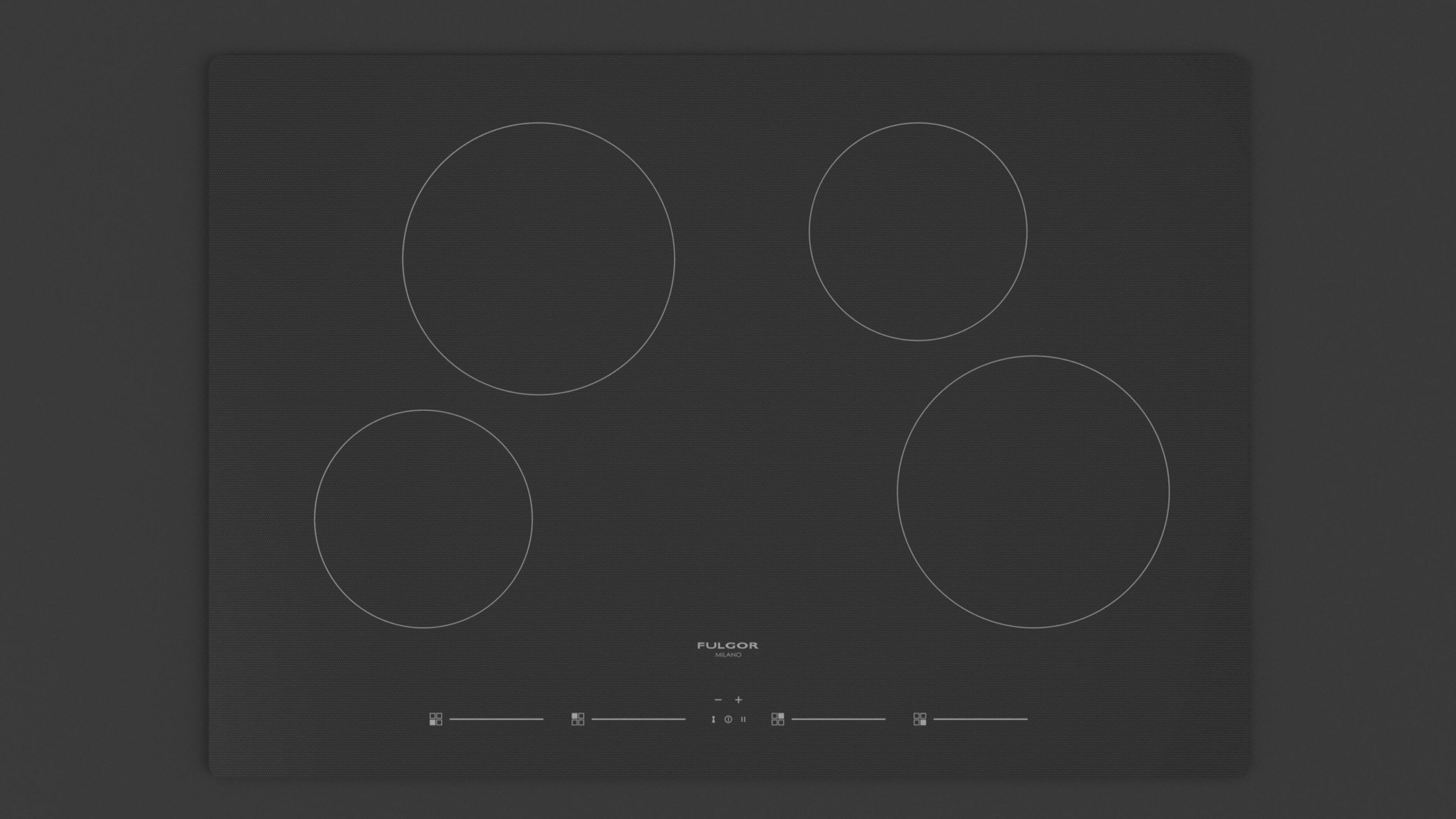 Fulgor Milano F4it302 400 Series 30" Wide 4 Burner Electric / Induction Cooktop -