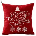 thumbnail image 1 of Fundas de almohada navideñas Sunjoy Tech de 45 x 45 cm, color rojo navideño, para decorar el hogar., 1 of 8