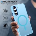 thumbnail image 4 of DUEDUE Magnetic Case Compatible with Samsung Galaxy S21 FE Case,S21 FE 5G Phone Case, Soft MagSafe Phone Cover Drop, 4 of 5