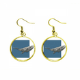 thumbnail image 1 of Boucles d'Oreilles Pendantes en Forme de Baleines pour Femme, 1 of 3