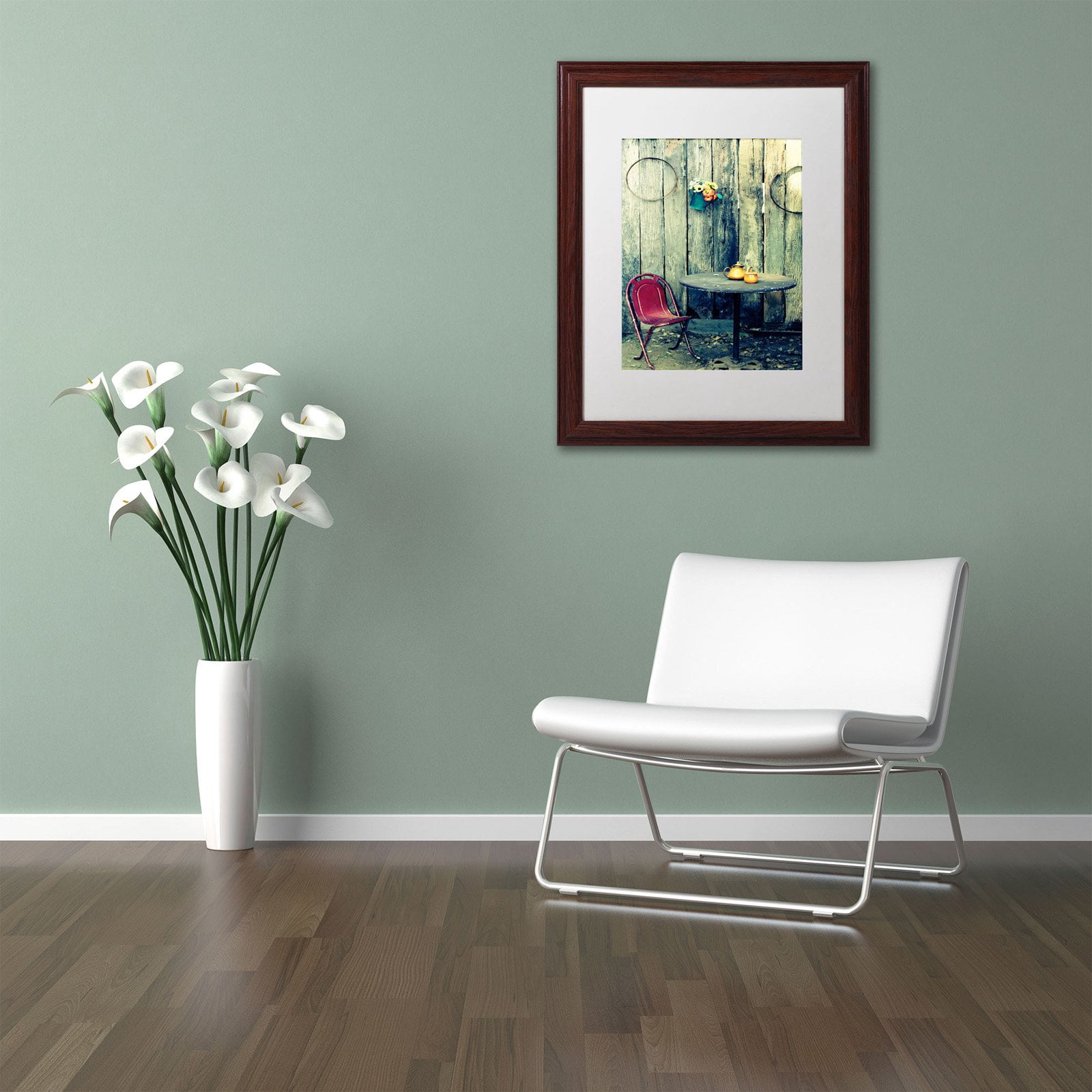 Trademark Fine Art "From the Past" Canvas Art by Beata Czyzowska Young, Black Matte, Wood Frame