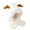 Milky White, variant on Kids Winter Hat Scarf - Thicken Antler Decoration Plush Boys Winter Hat, Cold-proof Fluffy Protect Ears