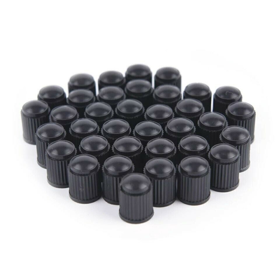 1000 Pcs Universal Black Plastic Car Motor Tire Valve Stem Caps US STOCK