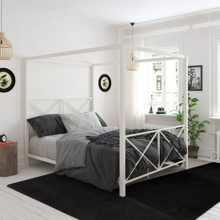 Dhp Rosedale Metal Canopy Bed Multiple Sizes Colors Dhp Rosedale Metal Canopy Bed Multiple Sizes Colors