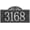 Silver, variant on Handcrafted Carving Vintage Address Plaque for Yard Outside House Sign Decorative Personalized House Sign Garden Wall Plaque