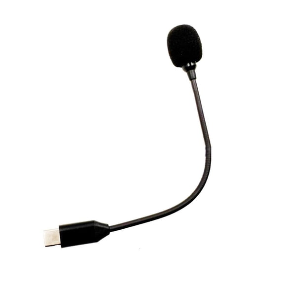 USB C Microphone for Laptop External Microphone for Laptop with Gooseneck